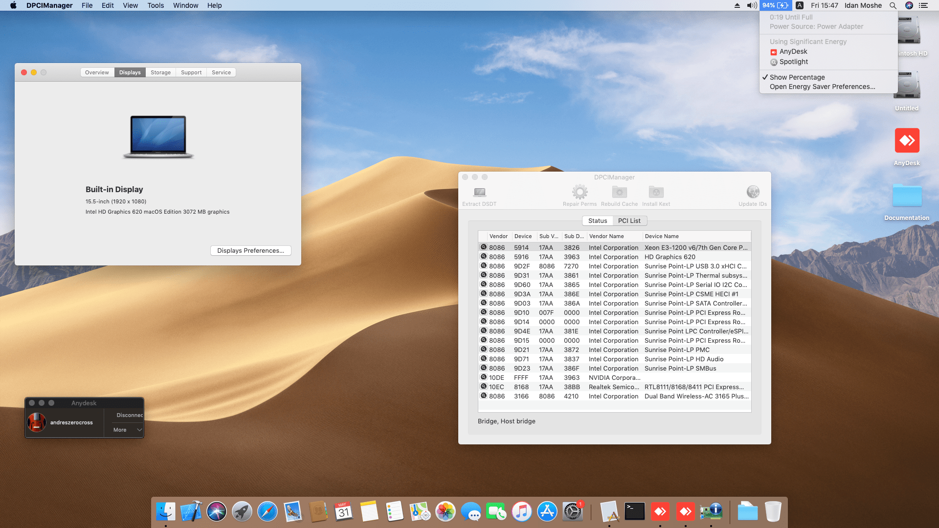 Lenovo Ideapad 330 15IKB (With eGPU) [Intel HD 620 + i2C] 2